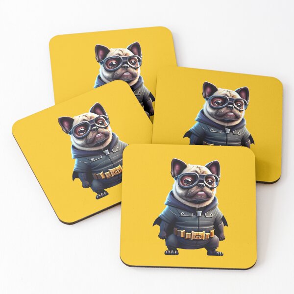 Item preview, Cute Pug in Bat Costume - Adorable Pug in Bat Suit Design designed and sold by Pawsitive Palette.