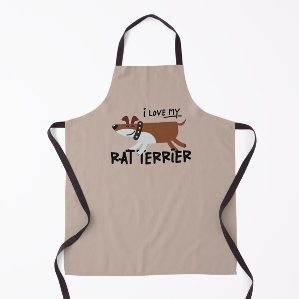 Item preview, I love my rat terrier, cute dog designed and sold by stripedcarpet.