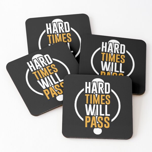 Item preview, HARD TIMES WILL PASS T-shirt Design designed and sold by fun-times-store.