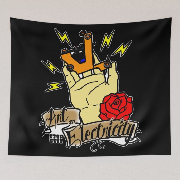 Item preview, Art by Electricity designed and sold by Jason Sorrell.