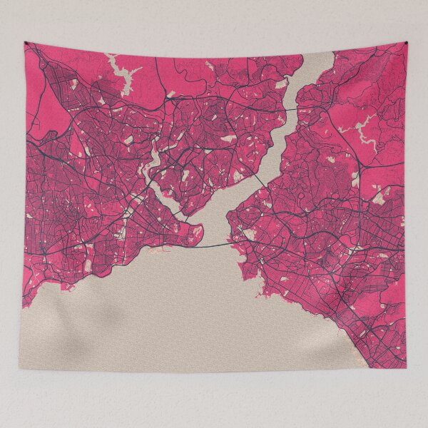 Item preview, Istanbul City Map of Turkey  - Blossom designed and sold by deMAP.