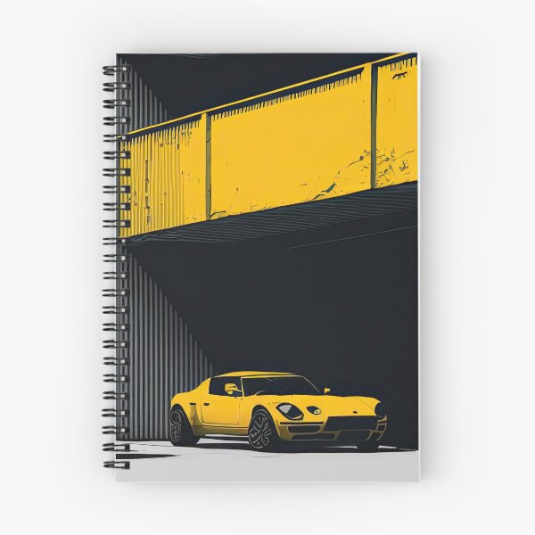 Item preview, Yellow car in front of a building by generative AI designed and sold by aicanfeel.