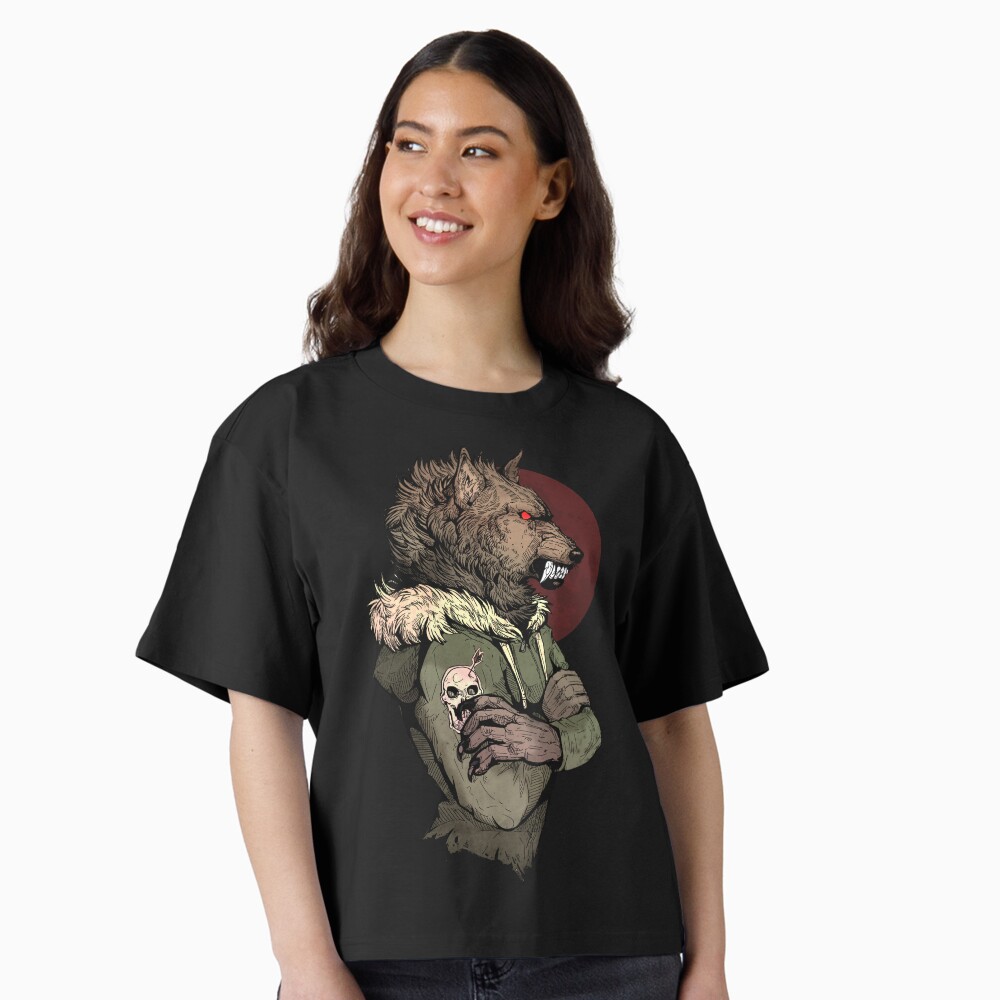 Item preview, Boxy T-Shirt designed and sold by WOLFSKULLJACK.