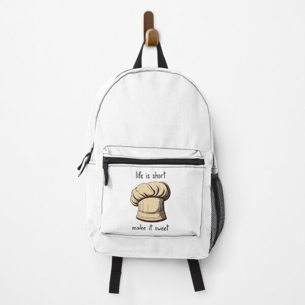 Item preview, Life Is Short Make It Sweet Chef's Hat designed and sold by Necessaire.