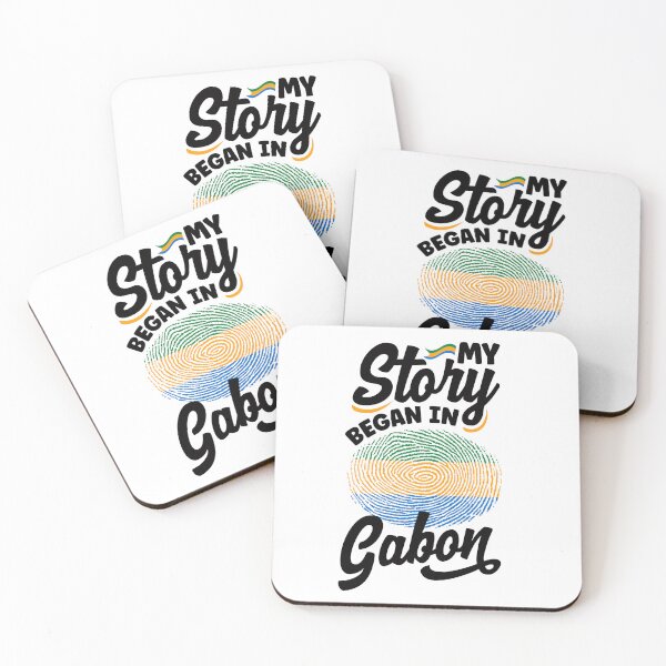 Item preview, Gabonese Gabon Gabonese Flag My Story Began In Gabon designed and sold by ShopTheStyle.