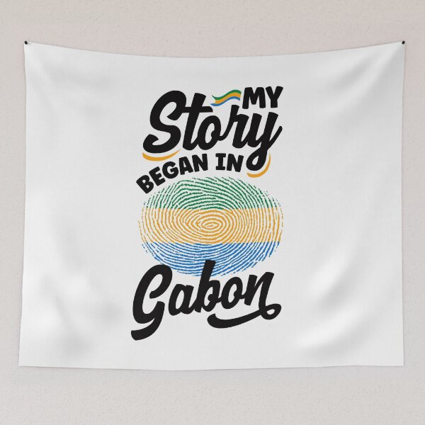 Item preview, Gabonese Gabon Gabonese Flag My Story Began In Gabon designed and sold by ShopTheStyle.