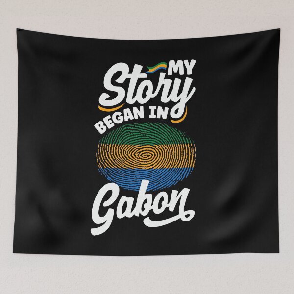 Item preview, Gabonese Gabon Gabonese Flag My Story Began In Gabon designed and sold by ShopTheStyle.