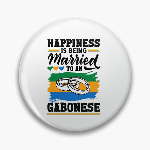 Artikelvorschau, Gabonese Gabon Flag Happiness Is Being Married To A Gabonese entworfen und verkauft von ShopTheStyle.