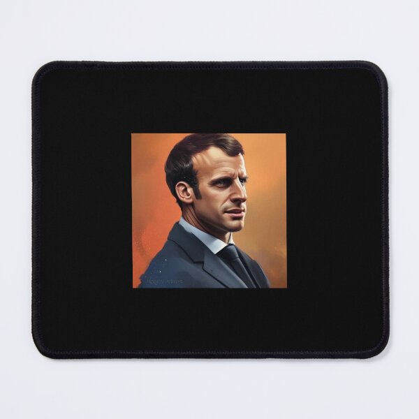 Item preview, Emmanuel Macron French Leader designed and sold by UglyAIArtwork.