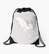 Devo sketch Drawstring Bag
