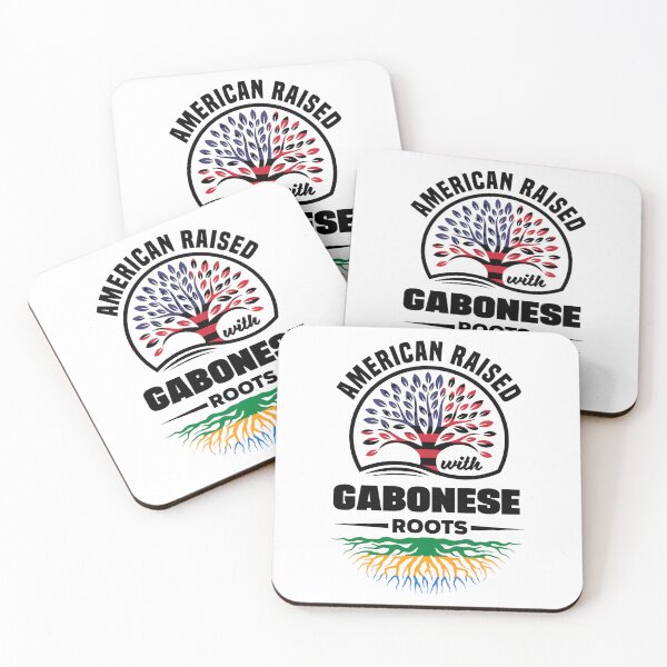 Item preview, American Raised With Gabonese Roots Gabonese Gabonesey Flag designed and sold by ShopTheStyle.