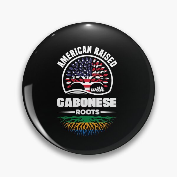 Artikelvorschau, American Raised With Gabonese Roots Gabonese Gabonesey Flag entworfen und verkauft von ShopTheStyle.