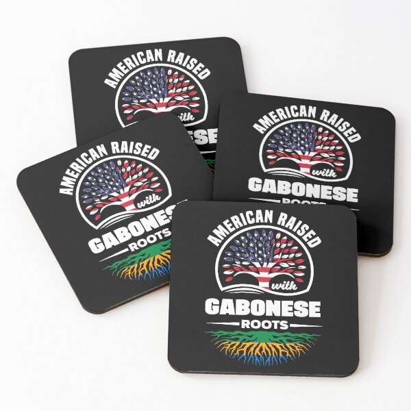 Item preview, American Raised With Gabonese Roots Gabonese Gabonesey Flag designed and sold by ShopTheStyle.