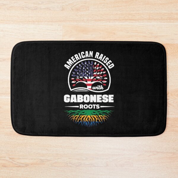 Item preview, American Raised With Gabonese Roots Gabonese Gabonesey Flag designed and sold by ShopTheStyle.