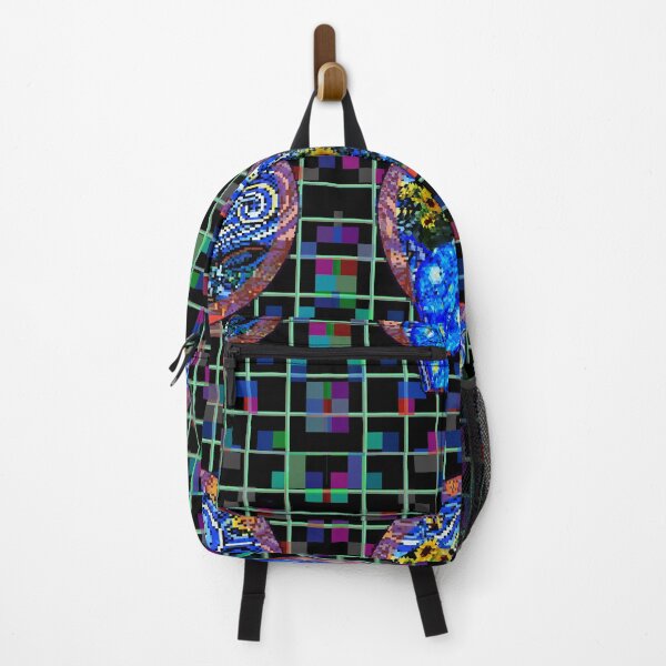 Item preview, Sun Flower Pixel Art 8 bit Vincent Van Gogh Self Portrat Impressionism Art Paints Gift designed and sold by Dodern.