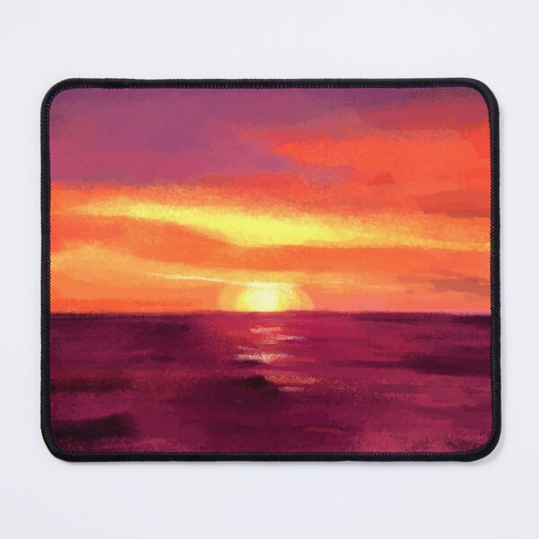 Item preview, sunset landscape painting designed and sold by Plutshop.