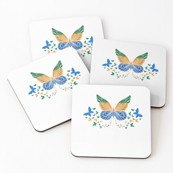Item preview, Gabonese Gabon Gabonese Flag Butterflies designed and sold by ShopTheStyle.