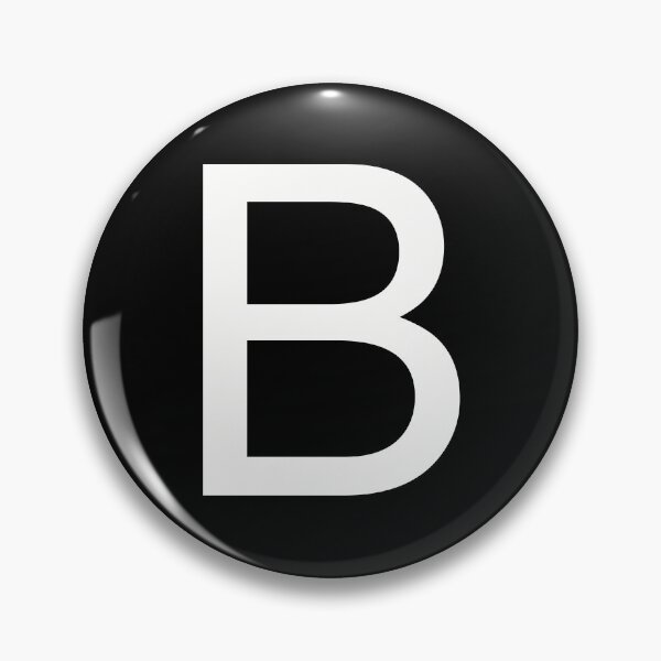 Item preview, Helvetica B in white designed and sold by winterwinter.