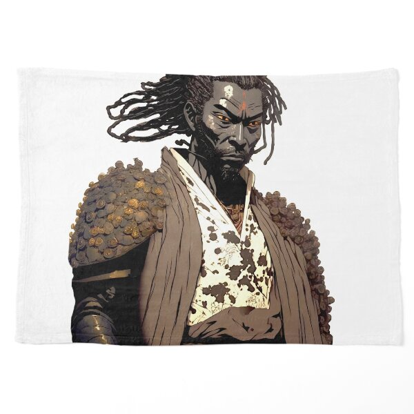 Samurai Afro Black Yasuke Sengoku Warrior Ronin Anime Fan Poster