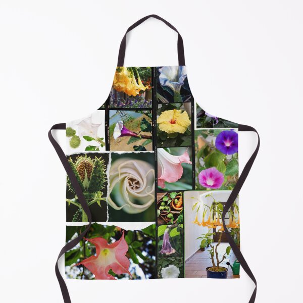 Item preview, Datura flowers, datura plant, datura flower art, datura stramonium and sacred datura, beautiful collage & nature lover gifts designed and sold by Flowerartlovers.