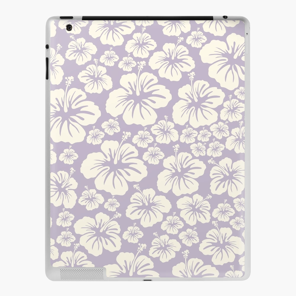 hibiscus tropical lilac mauve cream aloha Hawaii coconut girl aesthetic  iPhone case iPad Case & Skin for Sale by blomastudios