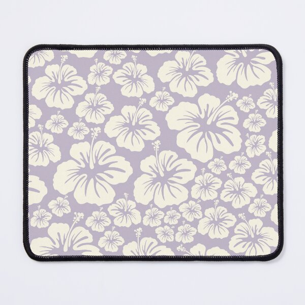 Item preview, hibiscus tropical lilac mauve cream aloha Hawaii coconut girl aesthetic iPhone case designed and sold by blomastudios.
