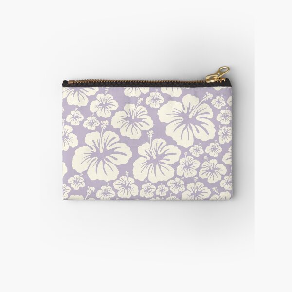 Item preview, hibiscus tropical lilac mauve cream aloha Hawaii coconut girl aesthetic iPhone case designed and sold by blomastudios.
