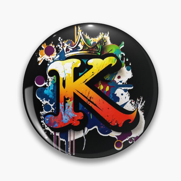 Item preview, Graffiti letter K with crown designed and sold by hendeJens.