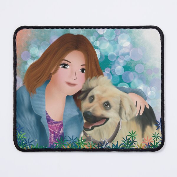 Item preview, My Dog and I | Dog-themed Art and Design designed and sold by Bernsberry Illustrations.