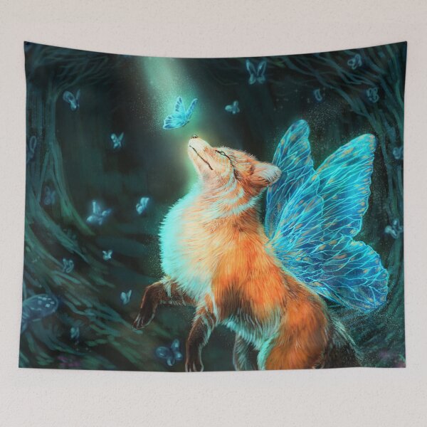Item preview, The Enchanted Fox Fairy designed and sold by alandodrawing.