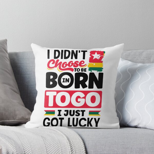 Item preview, Togolese Togo Togolese Flag I Just Got Lucky Funny designed and sold by ShopTheStyle.