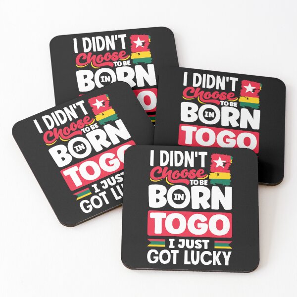 Item preview, Togolese Togo Togolese Flag I Just Got Lucky Funny designed and sold by ShopTheStyle.