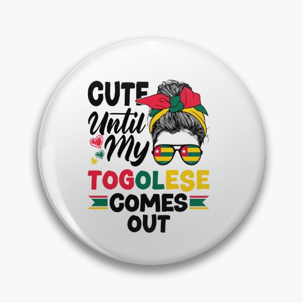 Item preview, Togolese Togo Togolese Flag Cute Until My Togolese Comes Out designed and sold by ShopTheStyle.