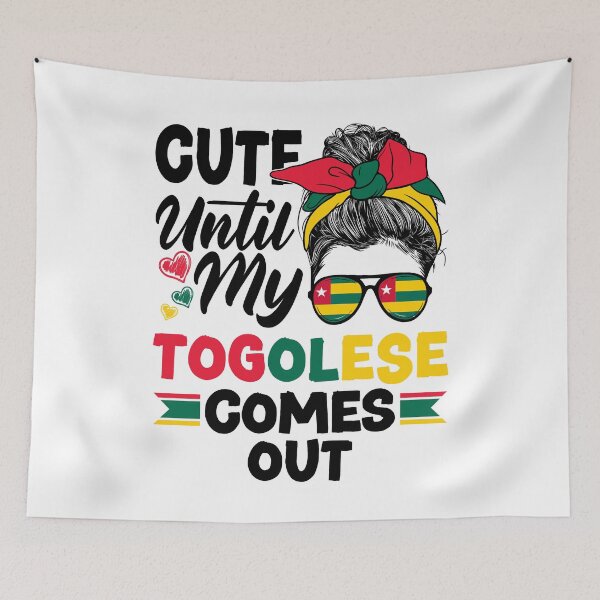 Item preview, Togolese Togo Togolese Flag Cute Until My Togolese Comes Out designed and sold by ShopTheStyle.