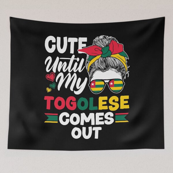 Item preview, Togolese Togo Togolese Flag Cute Until My Togolese Comes Out designed and sold by ShopTheStyle.