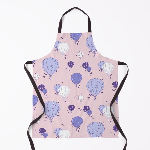Item preview, Purple hot air balloons on vanilla sky designed and sold by starseedgems.