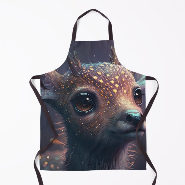Item preview, Cure fawn baby deer in space designed and sold by artyficial-.