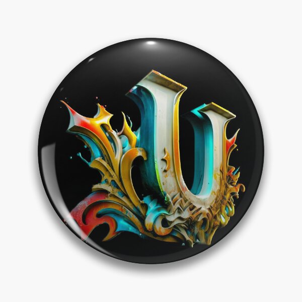 Item preview, Graffiti letter U with crown designed and sold by hendeJens.
