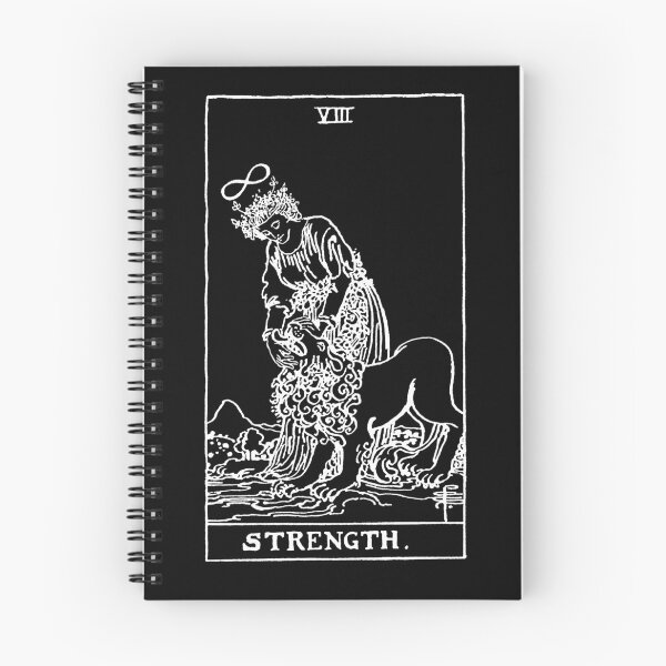 Item preview, Strength Tarot in white designed and sold by winterwinter.