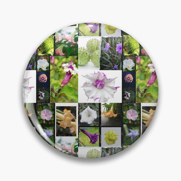 Item preview, Datura flowers, datura plant, datura flower art, datura stramonium and sacred datura, beautiful collage & nature lover gifts designed and sold by Flowerartlovers.