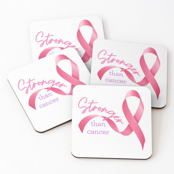 Item preview, Stronger Than Cancer - Breast Cancer T-Shirt & Gifts - Pink Ribbon Symbol Breast Cancer Awareness - Cancer Warrior & Cancer Survivor designed and sold by Kenny789.