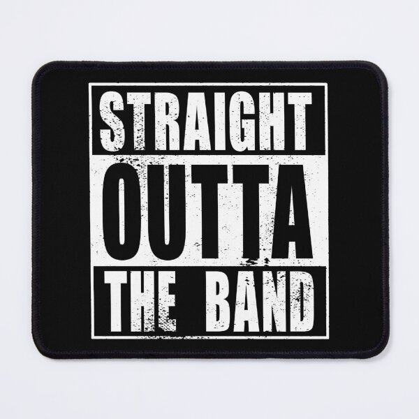Item preview, Straight Outta The Band (white) designed and sold by SolidEarthArt.