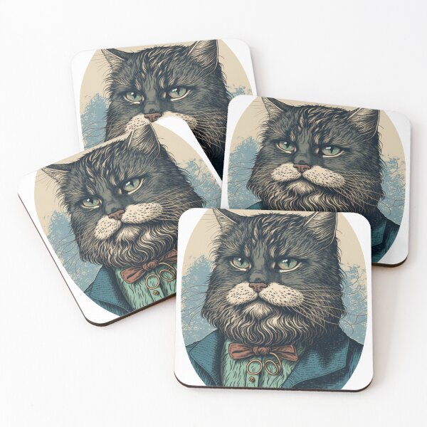 Item preview, Maine Coon cat in Vangogh style v5.0 designed and sold by adredn86.