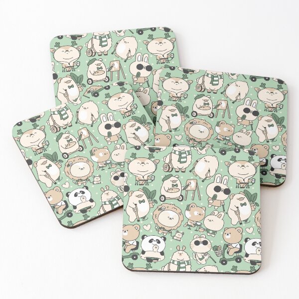 Item preview, Disabled & Cute - Seamless Pattern designed and sold by MadeByBeata.