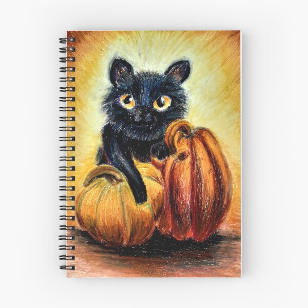 Item preview, pumpkin kitty designed and sold by DieMauMau.