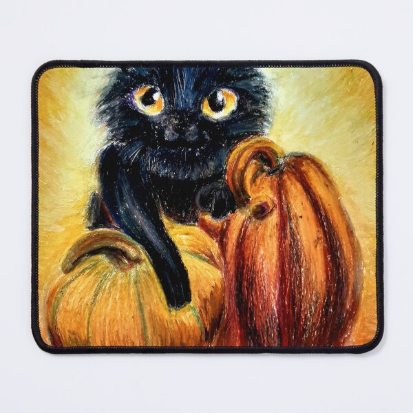 Item preview, pumpkin kitty designed and sold by DieMauMau.