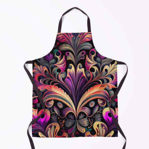 Aperçu de l'œuvre Dazzling Maximalist Pattern Digital Painting créée et vendue par CodeAndColors.