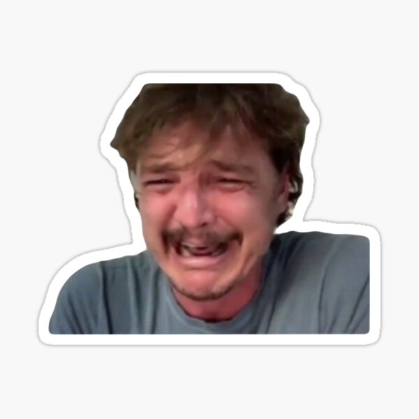 Item preview, Crying Pedro Pascal designed and sold by RobynYourHeart.