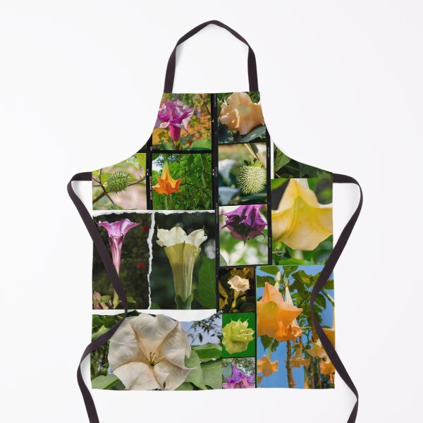 Item preview, Datura flowers, datura plant, datura flower art, datura stramonium and sacred datura, beautiful collage & nature lover gifts designed and sold by Flowerartlovers.