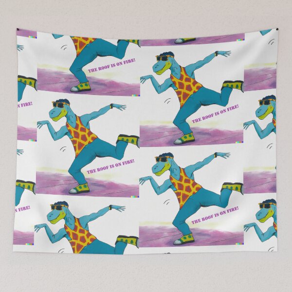 Item preview, Dancing dinosaur gift designed and sold by TeeArtistry.